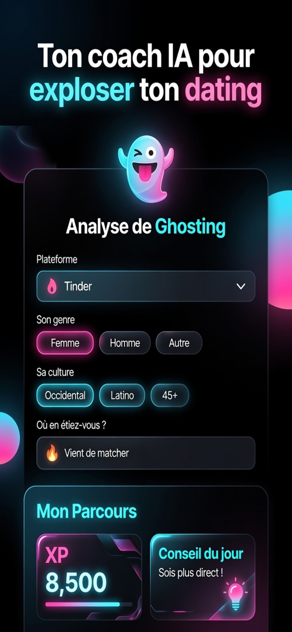 Analyse Ghosting - Coach IA dating personnalise